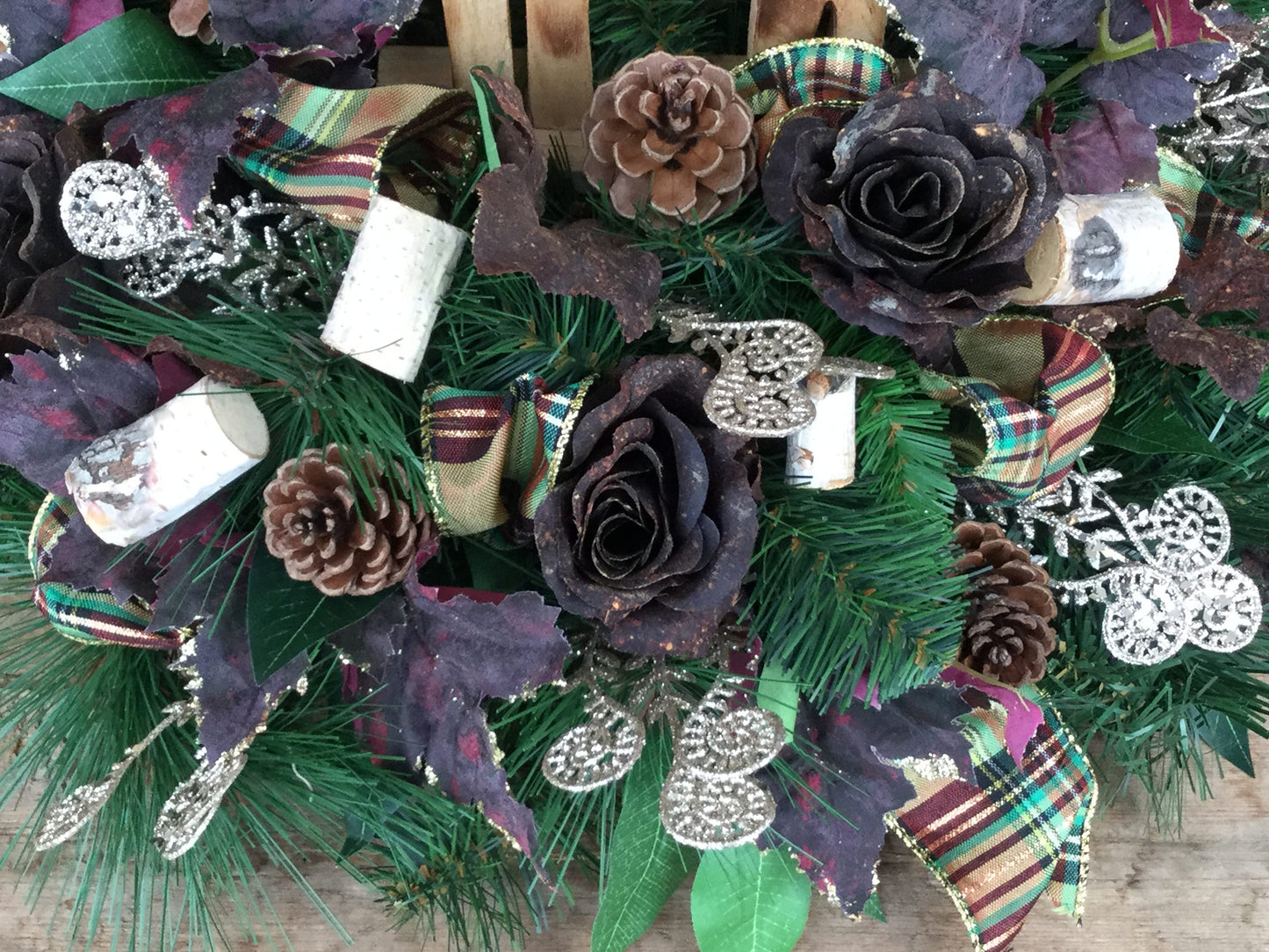 Artificial Christmas Reindeer Floral Arrangement